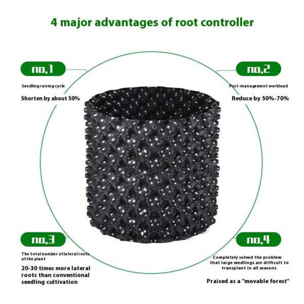 Landscaping Root Blocking Tree Seedling Planting Vegetables Clapboard Set Seedling Bonsai Root Control Container - Image 4