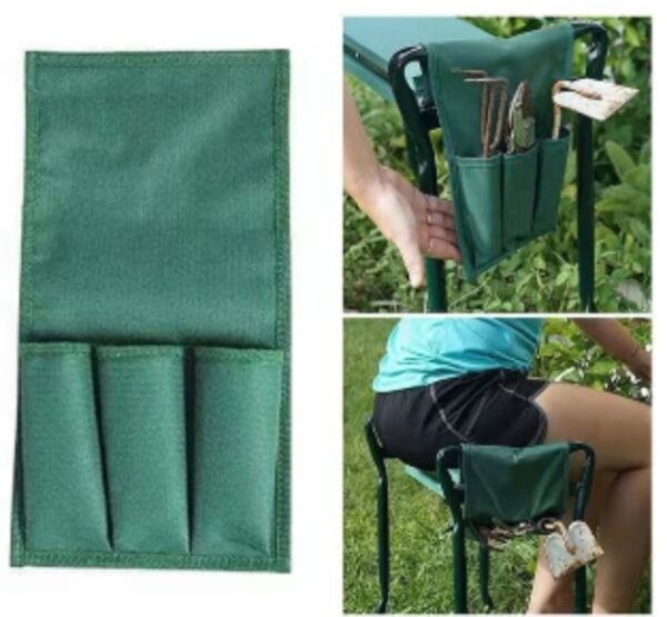 Garden Kneeling Stool Weeding And Flowering Folding Stool Tool Bag