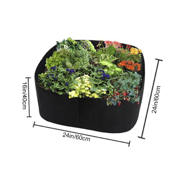 Felt Vegetable Plant Grow Bags Indoor And Outdoor Garden Seedlings - Image 4