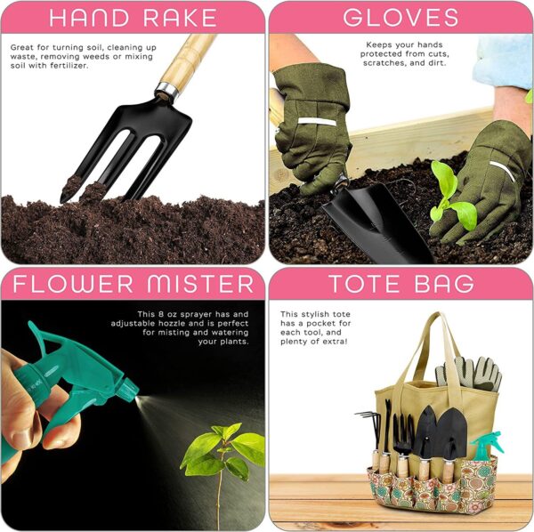 Stainless Steel Gardening Tools Suit - Image 2