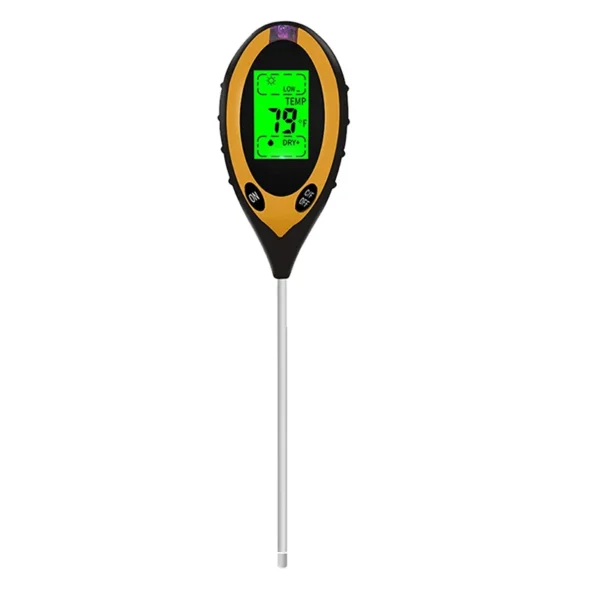 Soil PH Meter Tester Soil Tester PH Moisture meter Temperature Sunlight Intensity measurement Analysis Soil Acidity Test 4 in 1 - Image 9