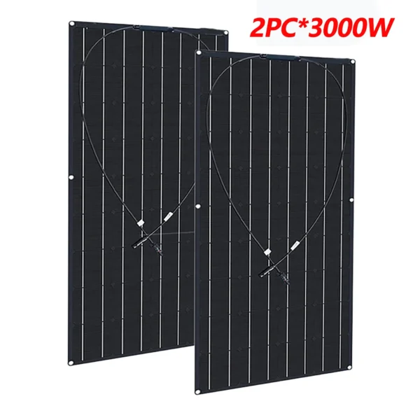 1500W3000WSolar Panel1000W2000W Solar High Efficiency Portable Power Bank Flexible Charging Outdoor Solar Cells For Home/Camping - Image 12