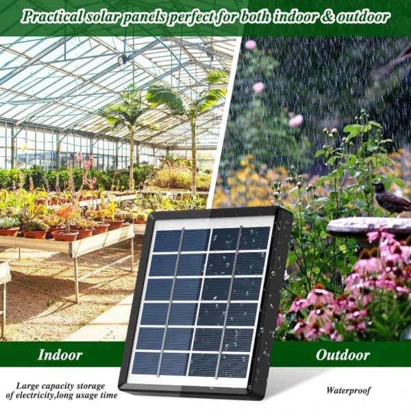 2024 Latest Drip Irrigation Kit for Potted Plants Solar System for Garden Supported Automatic Watering System - Image 5