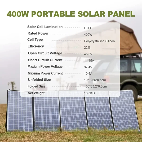 ALLPOWERS Solar Generator R4000 with 400W Solar Panel, 4 X 4000W (6000W Surge) AC Outlets, 3600Wh Portable Power Station - Image 18