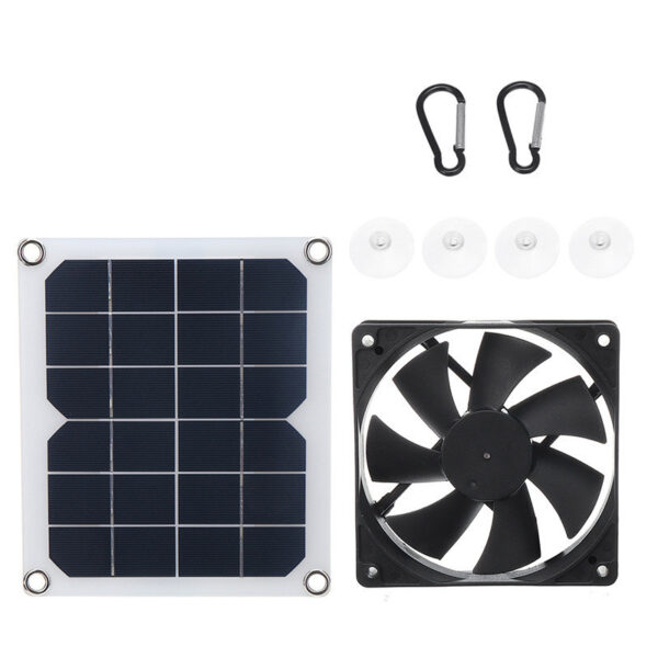 10W Solar Panel For Fan Mini Fan Greenhouse Home - Image 2