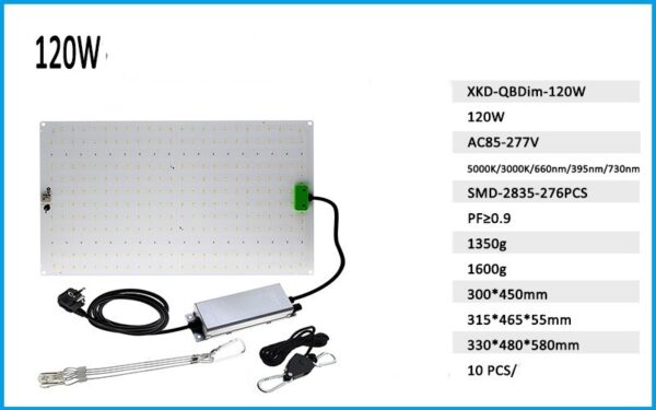 Quantum Plate Plant Fill Light Lamp 120W - Image 3