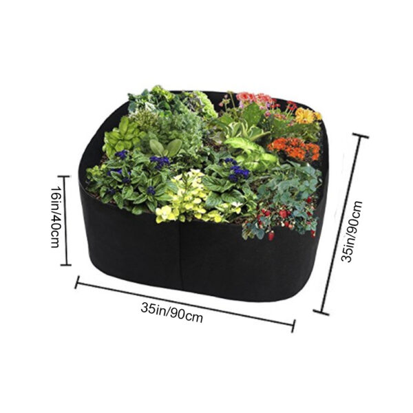 Felt Vegetable Plant Grow Bags Indoor And Outdoor Garden Seedlings - Image 6